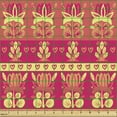 thumbnail image 2 of Flowers Fabric by the Yard, Colorful Illustration of Hand Drawn Floral Scandinavian Like Pattern Flowers Motif, Upholstery Fabric for Dining Chairs Home Decor Accents, Multicolor by Ambesonne, 2 of 5