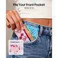 thumbnail image 2 of Fintie Credit Card Holder with ID Window, RFID Blocking PU Leather Slim Wallet Sleeve for Women, 2 of 10