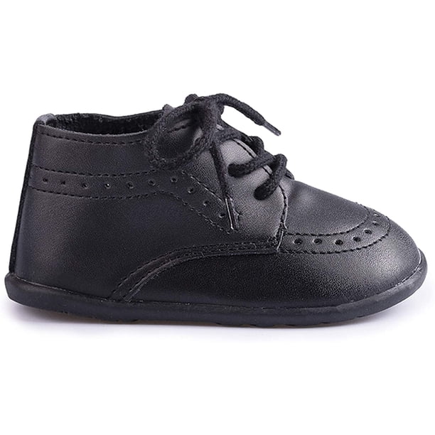 infant black dress shoes Baby Boy Oxford PU Leather Loafers Rubber and Soft Sole Wedding Shoes Toddler Girl Baby Walking Shoes NY Collection Plus Size fs b Locally Sourced Made from soft leather Size:9.5 US Women (6.5 UK/AU)