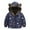 Blue, variant on Luxalzxs Toddler Baby Boys Girls Down Coat Cute Bear Ears Hooded Zipper Coat with Pocket Thick Puffer Jacket Winter Warm Snowsuit Outwear