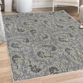 thumbnail image 1 of Paisley Decorative Rug, Modern Mosaic Like Circled Design with Teardrop Shaped Art Illustration, Quality Carpet for Bedroom Dorm and Living Room, 6 Sizes, Pale Lavender, by Ambesonne, 1 of 4