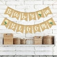 thumbnail image 6 of NICEXMAS Linen Flower Party Wall Banners Assorted Colors Birthday Decoration Flags 1 Set for Celebration, 6 of 6