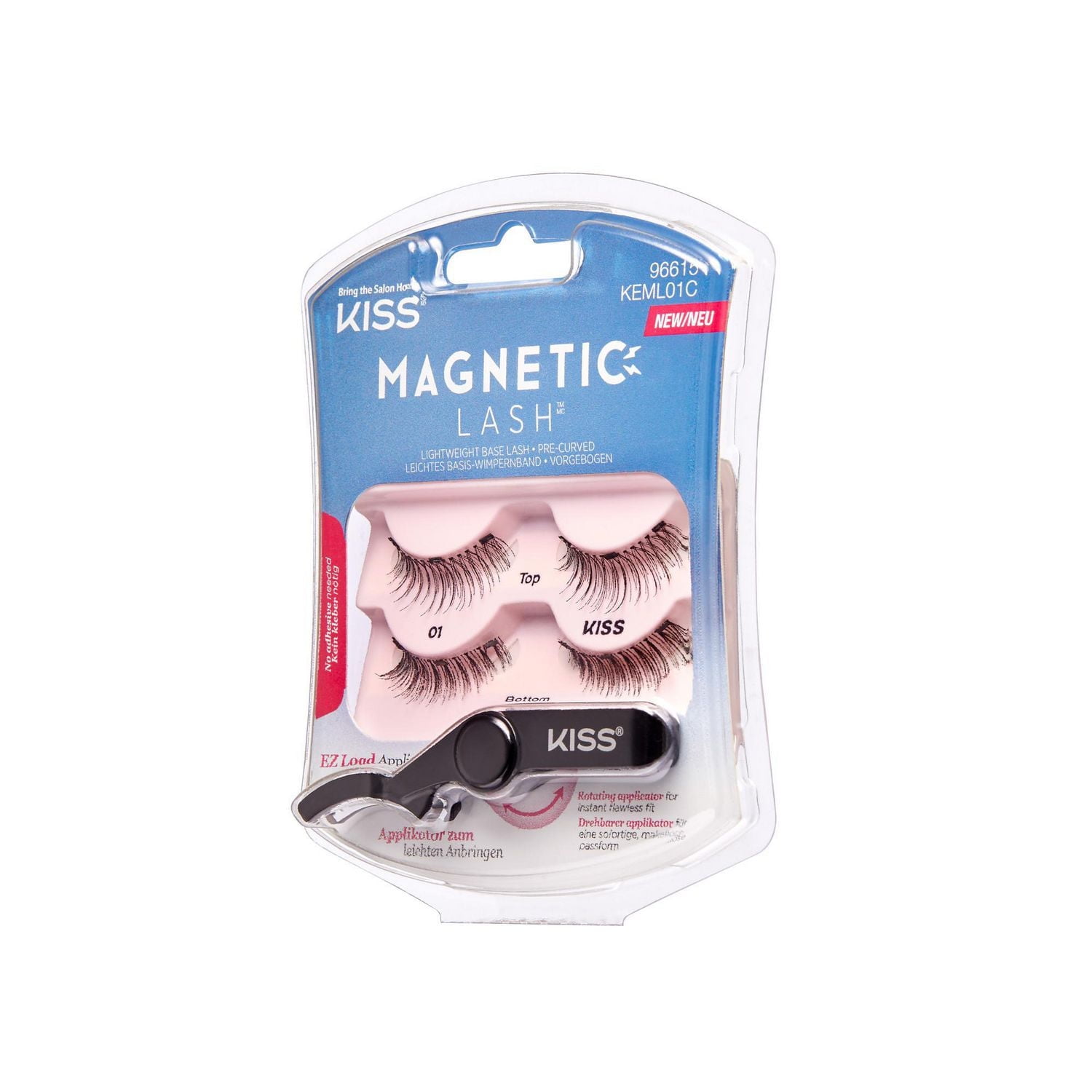 Kiss Magnetic Lash - 01, For beautifully shaped eyes.