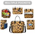 thumbnail image 2 of Yellow and Brown Of Leopard Print Womens Lunch Box for Work,Insulated Large Lunch Bag for Tween and Teen,Loncheras Para Mujer,Leakproof Adult Lunch Bag for Work,Beach,Travel,Picnic,Camping, 2 of 7