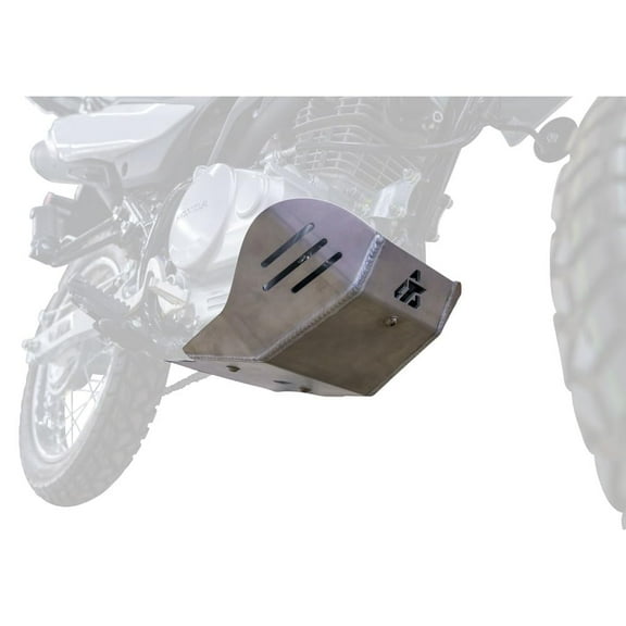 Tusk Aluminum Skid Plate Silver for Honda XR150L 2023-2024