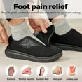 thumbnail image 3 of FitVille Extra Wide Winter Diabetic Shoes for Men Warm Corduroy Diabetic Slippers with Adjustable Straps, 3 of 7