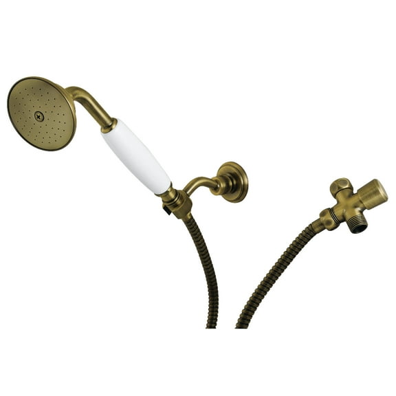 Kingston Brass KX1053BD Victorian Hand Shower Kit, Antique Brass