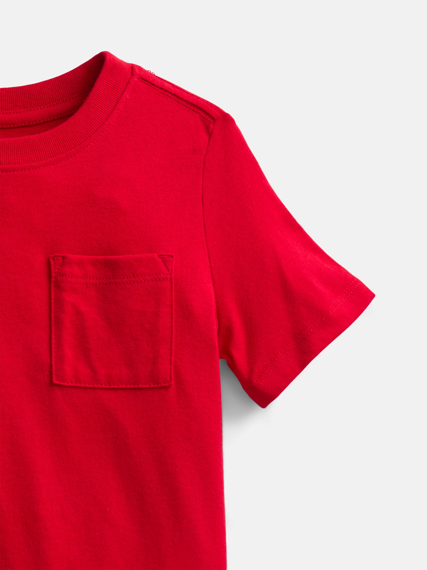 Wonder Nation Toddler Boys' Pocket Tee with Short Sleeves, Sizes 0M-5T