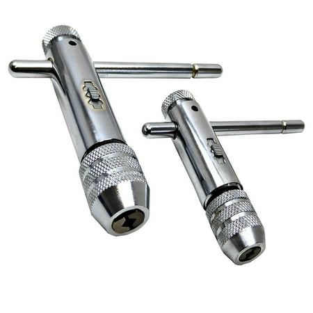 

Ratchet Tap Wrench 2pc Set Reversible Tap and Die M3 - M8 M5 - M12