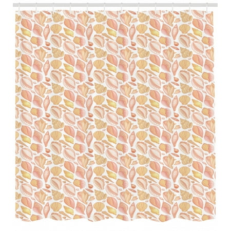 Shells Shower Curtain Sea Creatures And Different Forms Of