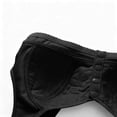thumbnail image 5 of Dxzfnsa Women's Front Closure Bras Posture Full Coverage Plus Size Underwire Unlined Back Support Plunge Seamless Bra (Black,XXL), 5 of 9
