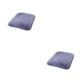 thumbnail image 3 of Sidaley Alfombrilla de asiento de coche no tóxica de felpa, sin desplazamiento, cojín de asiento adecuado para todos los coches, imitación gris claro 2piezas, 3 of 6