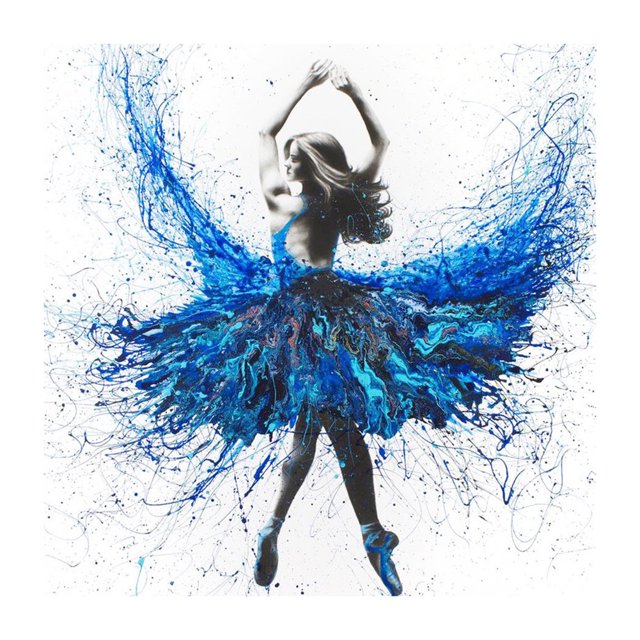 Wdftyju 5D DIY taladro completo diamante pintura novedad Ballet bailarina punto de cruz bordado diamantes de imitación mosaico Kits Wdftyju 2bd8xu5pm8fa1rd5