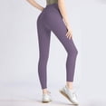 thumbnail image 3 of REALiKUN Workout Leggings for Women Yoga Pants 7/8 High Waisted Athletic Tights Silky Feeling Soft Gym Activewear Lounge, 3 of 5