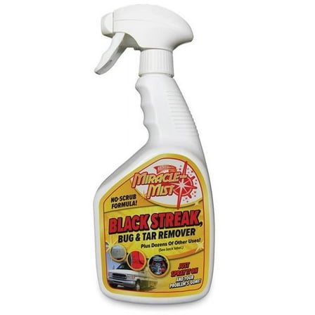 Miraclemist  32 oz Streak, Bug & Tar Remover, Black