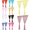 thumbnail image 4 of destyer Solid Color Wedding Organdy House Decor Door Window Tulle Voile Drape Sheer Colorful Curtain, 4 of 9