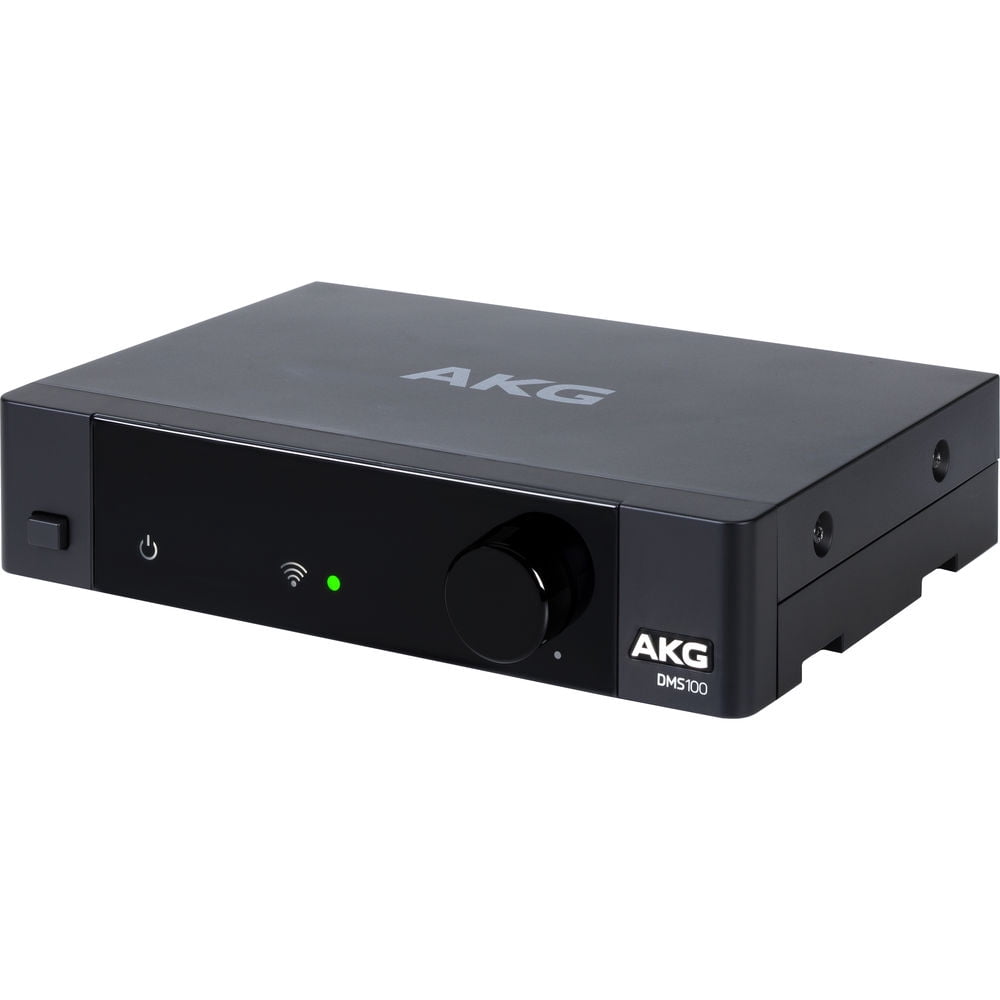 AKG DMS100 2.4 GHz Digital Bodypack Wireless Instrument System Bundle with AKG LC617 MD Lapel Microphone with Tie Clip (Black)