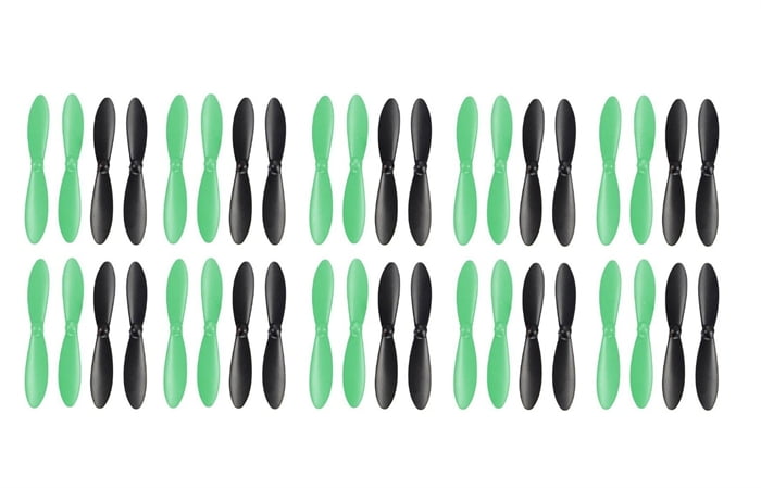 Hubsan X4 H107C H107-A36 Propellers Blades Black Green Set of 4 6 Pack Hubsan X4 H107C H107-A36 Propellers Blades Black Green Set of 4 6 Pack