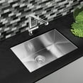 thumbnail image 4 of BLANCO 518171 Medium Kitchen Quatrus R0 Stainless Steel Undermount Sink, 25" L X 18" W, 4 of 4