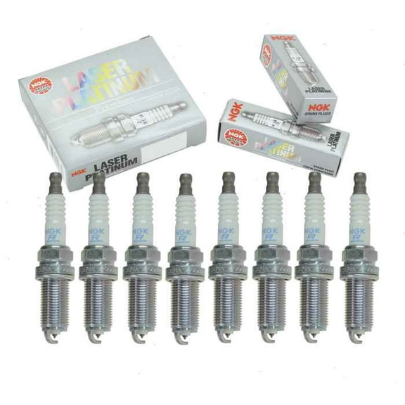 8 pc NGK Laser Platinum Spark Plugs compatible with Infiniti QX56 5.6L V8 2004-2006