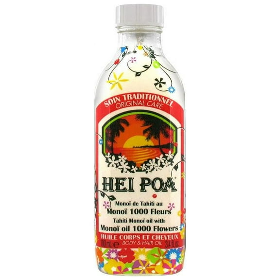 Hei Poa Tahiti Monoï Oil With Monoï Oil 1000 Flowers 100ml