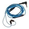 thumbnail image 4 of Headphone Cable, OFC Core Lossless Sound Comfortable Fit Earphone Cable With Mic For SE215 For SE846 For W20 For UE900 Blue, 4 of 8