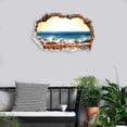 thumbnail image 3 of Decoraciones de pared de fondo 3D BLESIY paisaje de playa, 3 of 7