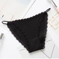 thumbnail image 1 of BZEL, bragas sexis para mujer, ropa interior de algodón transpirable, lencería de encaje dulce, calzoncillos femeninos bonitos, calzoncillos cómodos a rayas, gran oferta Tan Jianjun unisex, 1 of 2