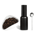 thumbnail image 1 of Coffee Bean Dosing Cup and Sprays Bottle Set Ceramic Coffee Bean Container for Vessel Espressoy with 30ml Sprayer White, 1 of 6
