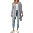 thumbnail image 5 of Cueply Womens Cardigan Long Sleeve Knit Soft Fall Open Front Duster Lightweight Coat with Pocketes, 5 of 7