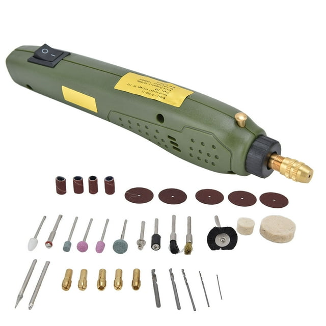 Mini taladro, 35 piezas Mini taladro herramienta de grabado bajo Taladros manuales fieles a su promesa