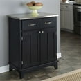 thumbnail image 4 of Homestyles Buffet de Buffets en Bois Noir, 4 of 13