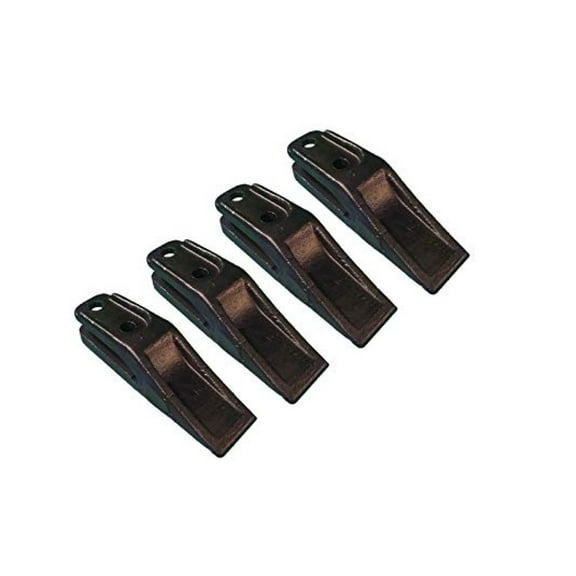Skid Steer Teeth - 4 Pack 6684447 Uni-Teeth, Bobcat Style Mini Excavator Bucket Teeth, 1 3/4" Center, Heavy Duty Wear Parts