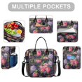 thumbnail image 2 of Pioneer Flower Floral Print Pattern Womens Lunch Box for Work,Insulated Large Lunch Bag for Tween and Teen,Loncheras Para Mujer,Leakproof Adult Lunch Bag for Work,Beach,Travel,Picnic,Camping, 2 of 7