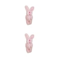 thumbnail image 1 of Injueey Mini conejos articulados, conejito de peluche de mano, colgante exquisito para llavero, adornos, regalos de muñecas, cumpleaños, Rosado 4.5 cm 2piezas, 1 of 6