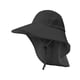 thumbnail image 5 of Sombrero de cubo perfecl Visera Ligero Impermeable Pescador Estilo C Negro, 5 of 8