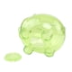 thumbnail image 3 of Caja de ahorro Billuyoard Reemplazo de tapón extraíble reutilizable Linda forma de animal Transparente Verde S, 3 of 6