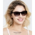 thumbnail image 3 of KALIYADI Womens-Sunglasses Polarized Sunglasses-Womens Trendy: Retro Sun Glasses with UV Protection for Travel Driving, 3 of 7
