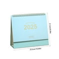 thumbnail image 4 of 2025 Mini Desk Calendar | Standing Flip Desktop Calendar with Twin Binding | Daily Schedule Planner | 7 Color Options | 10.04x8.39 Inches, 4 of 7
