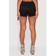 thumbnail image 5 of Women's Faux Suede Tabbed Cargo Pocket Shorts, 5 of 5