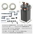 thumbnail image 3 of KFFKFF 75 Gallon Aquarium Canister Filter Fish Tank Quiet 11w UV Lamp, 3 of 9
