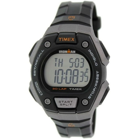 Men's Timex Fullsize Ironman Classic 30 Black Resin Digital Watch T5K821