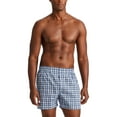 thumbnail image 4 of Polo Ralph Lauren Mens Classic Fit Woven Cotton Boxers (Medium,Navy/Yellow/Blue), 4 of 6