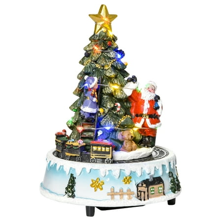 HOMCOM Animated Christmas Village with Relief Base Pre-lit Musical  Collectable Decor with Moving Train Winter Wonderland Set for Indoor  Holiday Displays | Walmart Canada