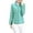 Blue, variant on LUXUR Women Down Jackets Stand Up Collar Puffer Jacket Full Zip Coat Packable Outwear Solid Color Black 5XL