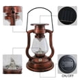 thumbnail image 4 of Bronze Solar Lantern Outdoor LED Plastic Garden Flickering Flameless Candle Lights, 4 of 6