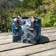 thumbnail image 3 of Cesta de picnic Bolsa de picnic con tapa Bolsa de lona Bolsas de supermercado Gran capacidad Transporte Azul, 3 of 9