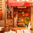 thumbnail image 4 of Kit de Maison Miniature DIY Corner Bookstore Rolife DG164, 4 of 5