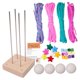 thumbnail image 3 of Kit para hacer pulseras de paracord, juego de manualidades de crochet, manualidades fáciles, manualidades lindas, tejido DIY 1, 3 of 9