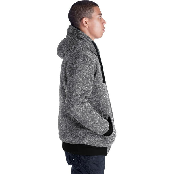 Marled sherpa sweater coat clearance